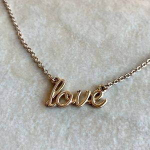 OK1984 Gold Love Layering Necklace